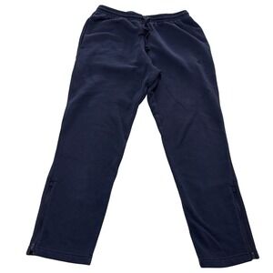 Adidas Pants Womens Medium Blue All‎ Szn Sweatpants Joggers Zip Ankles